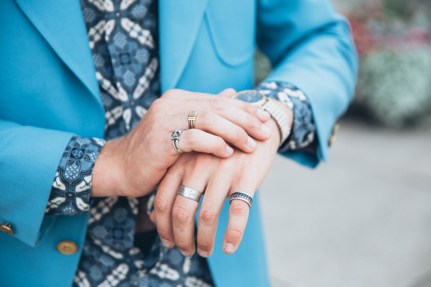 Men's Turquoise Blazer